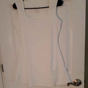 White Sleeveless Mini  Tennis Or Golf Spandex Dress